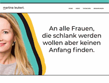 Tablet Screenshot of martina-leukert.de